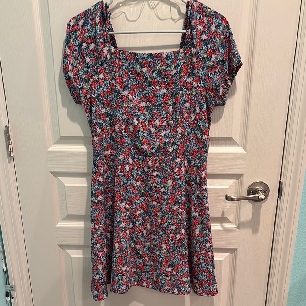 Floral Short Sleeve Dress